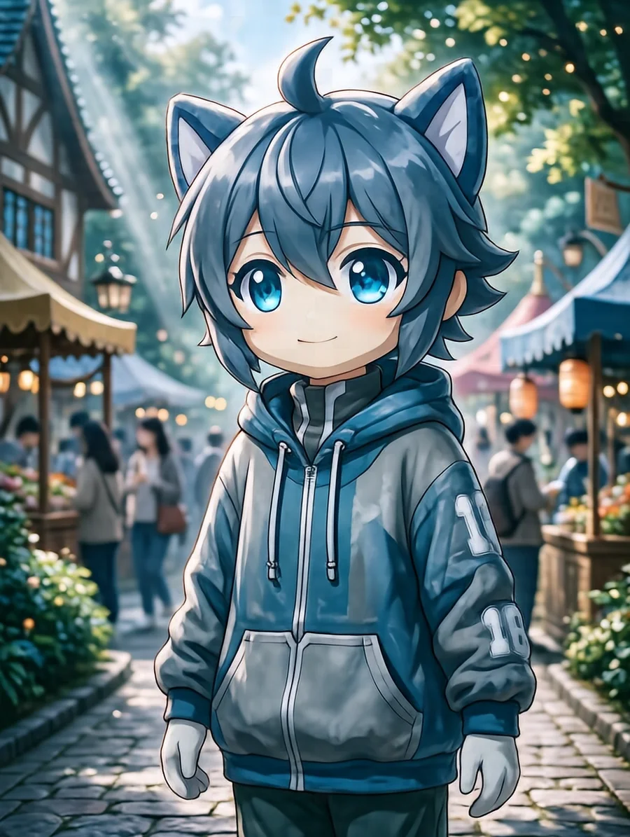 もちお(古い遊園地のマスコット)