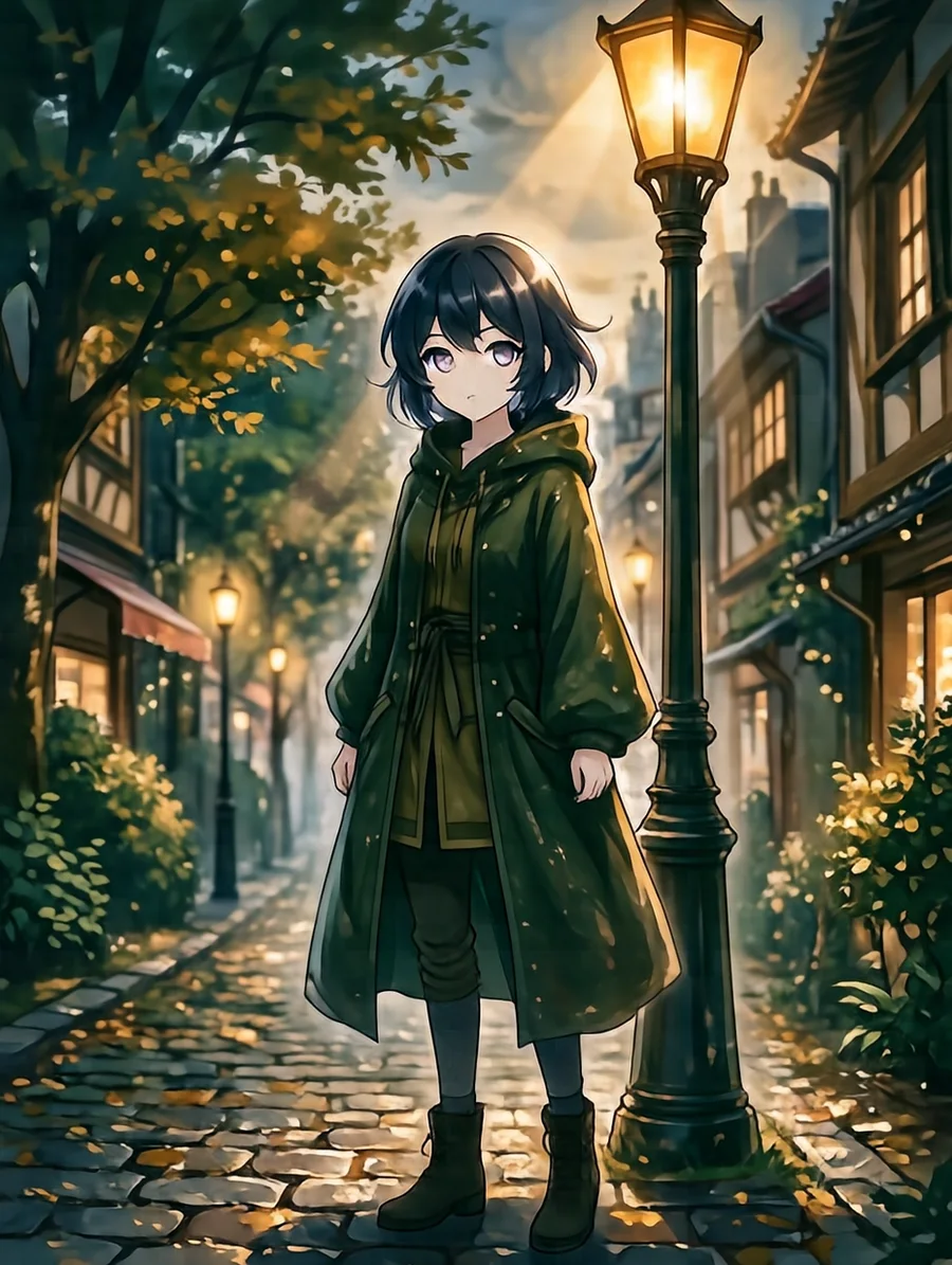 カガリ(街灯の影)