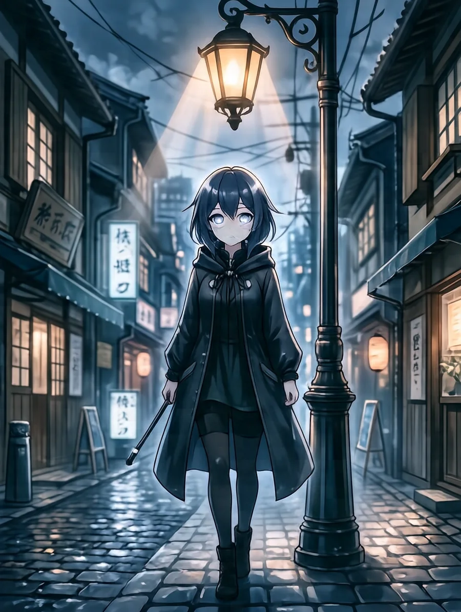 トコヨ(街灯の影)