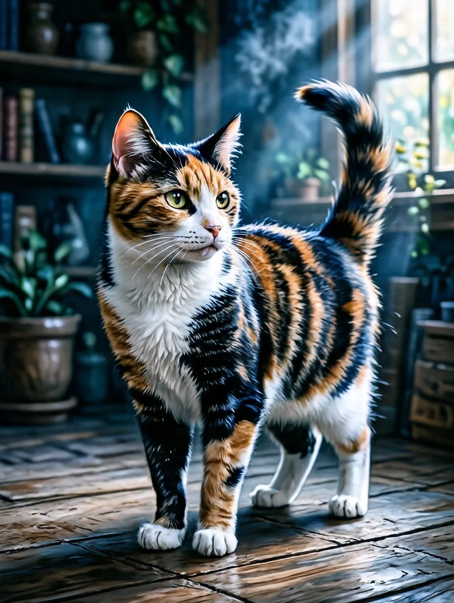ノワール(三毛猫)