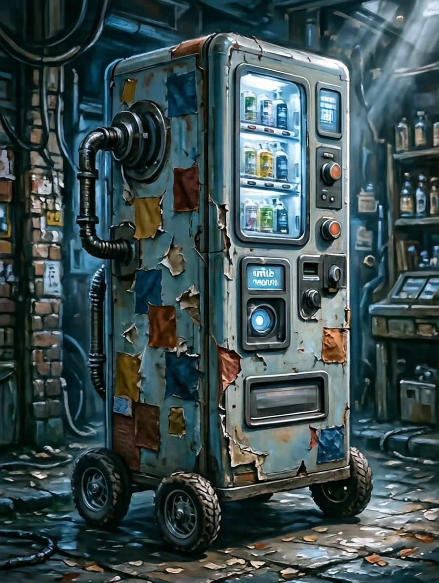 ケルビン(古い自販機ロボ)